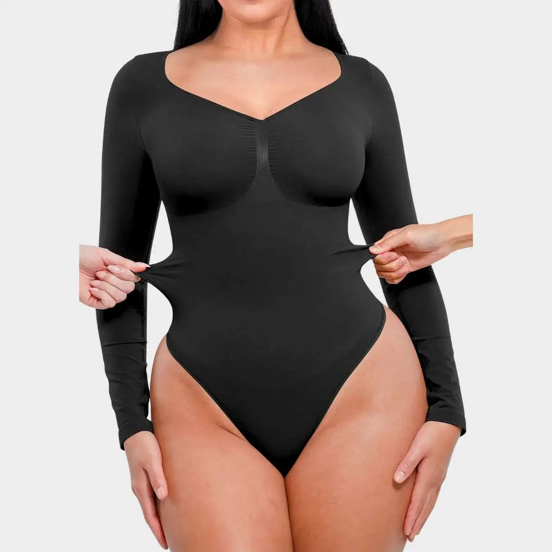 BODYSUIT MOLDEADOR MANGA LARGA | SHAPEWEAR